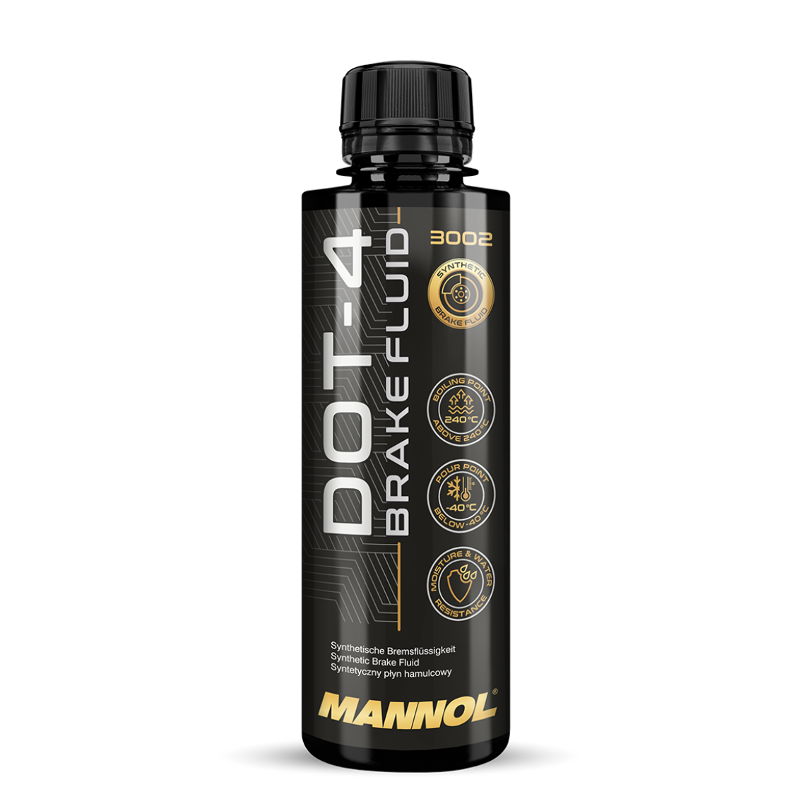 Mannol Brake Fluid DOT-4 3002, 1L, Əyləc Mayesi
